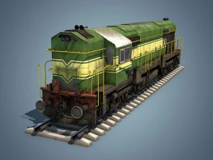 locomotive 3D Model