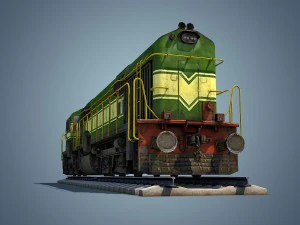 locomotive 3D Model