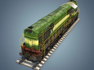 locomotive 3D Model
