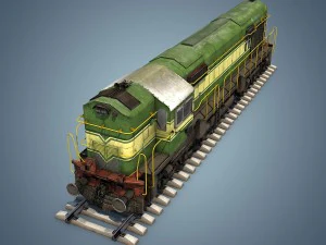 locomotive 3D Model