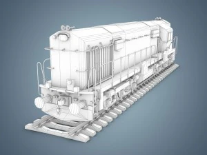 locomotive 3D Model