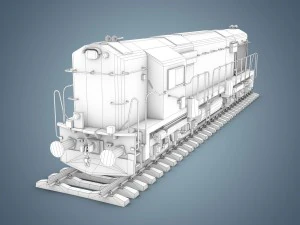 locomotive 3D Model