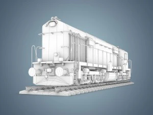locomotive 3D Model