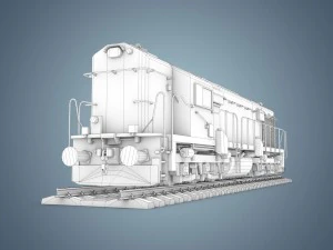locomotive 3D Model