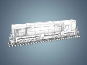 locomotive 3D Model