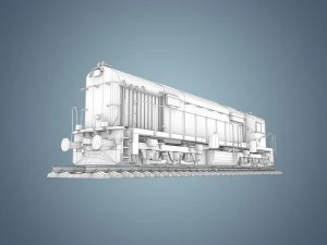 locomotive 3D Model