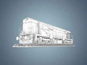 locomotive 3D Model