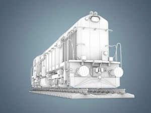locomotive 3D Model