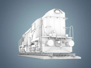 locomotive 3D Model
