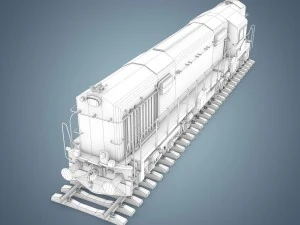 locomotive 3D Model