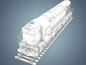 locomotive 3D Model