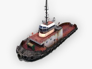 tugboat 3D Model