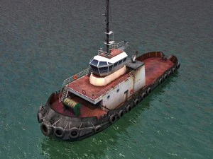 tugboat 3D Model