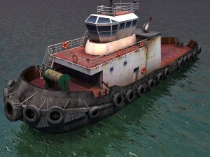 tugboat Modèle 3D