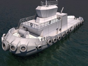 tugboat Modèle 3D