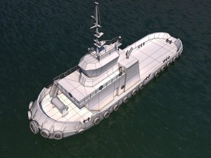 tugboat Modèle 3D