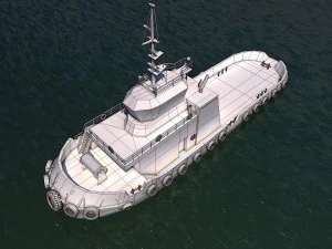 tugboat 3D Model