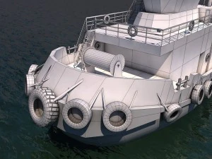 tugboat 3D Model