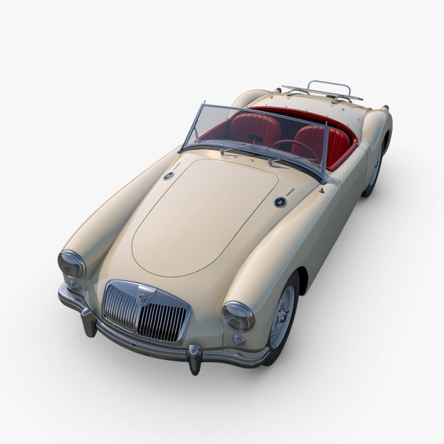 mg mga twin-cam Modèle 3D .c4d .max .obj .3ds .fbx .stl .blend 