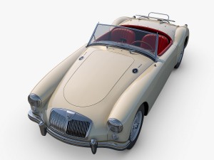 mg mga twin-cam 3D Model