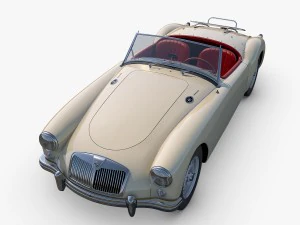 mg mga 双摄像头 3D 模型