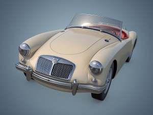 mg mga twin-cam Modèle 3D