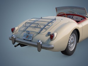 mg mga twin-cam Modèle 3D