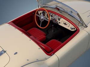 mg mga twin-cam Modèle 3D