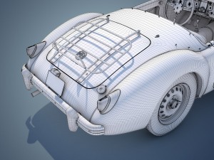 mg mga twin-cam Modèle 3D