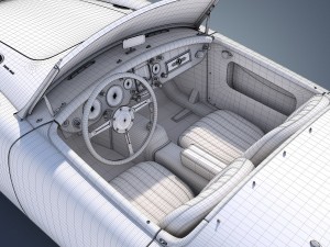mg mga twin-cam Modèle 3D