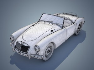 mg mga twin-cam Modèle 3D