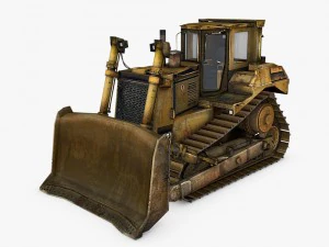 推土机 d9t 3D 模型