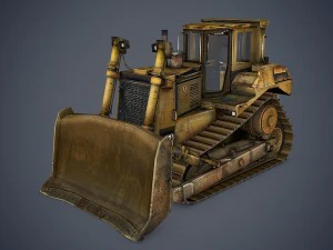 bulldozer d9t 3D Model