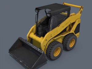 skid-steer loader Modelo 3D