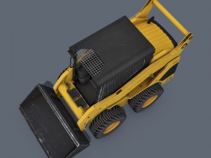 skid-steer loader Modelo 3D
