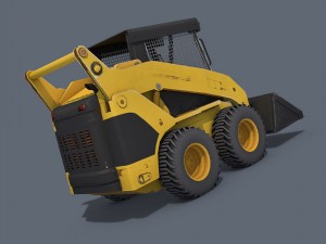 skid-steer loader Modelo 3D