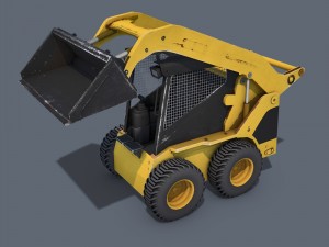 skid-steer loader Modelo 3D