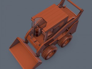skid-steer loader Modelo 3D