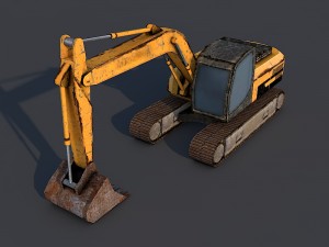 excavator Modello 3D