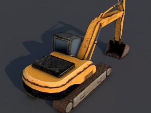 excavator Modello 3D