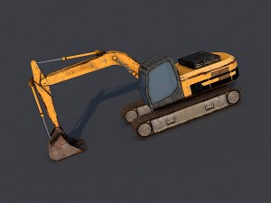 excavator Modello 3D