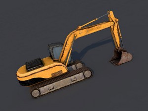 excavator Modello 3D