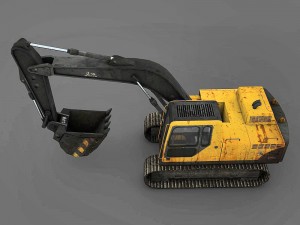excavator Modèle 3D