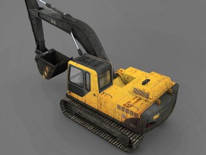 excavator Modèle 3D