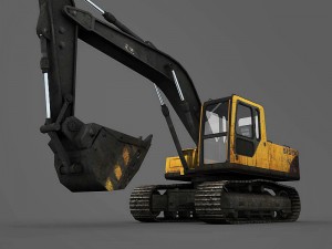 excavator Modèle 3D