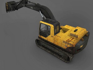 excavator Modèle 3D