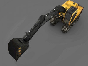 excavator Modèle 3D