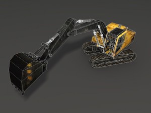 excavator Modèle 3D