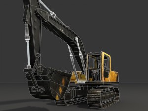 excavator Modèle 3D