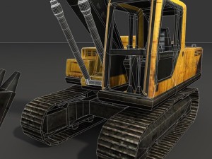 excavator Modèle 3D